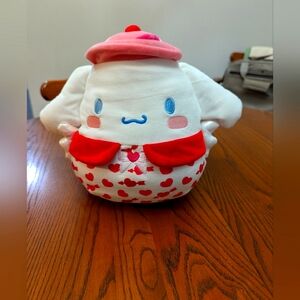 Squishmallows Hello Kitty and Friends - Cinnamoroll plush . Hearts. 10 Inches